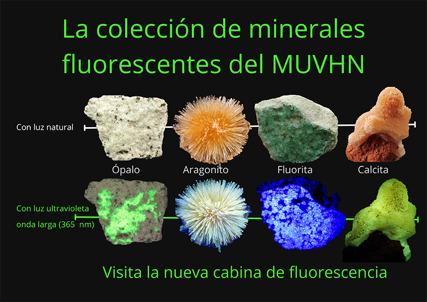 La col·lecció de minerals fluorescents del MUVHN - Octubre